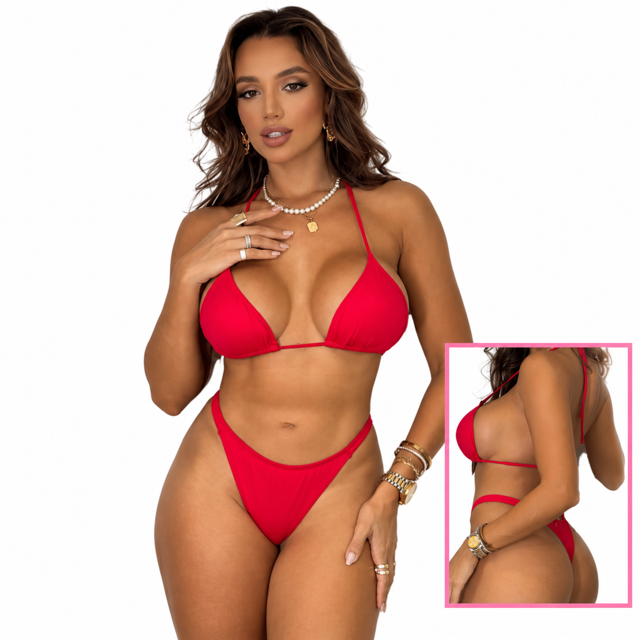 Biquíni Copacabana Vermelho - Tamanho M